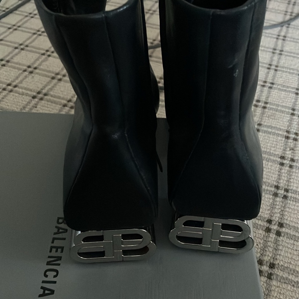 balenciaga black boots